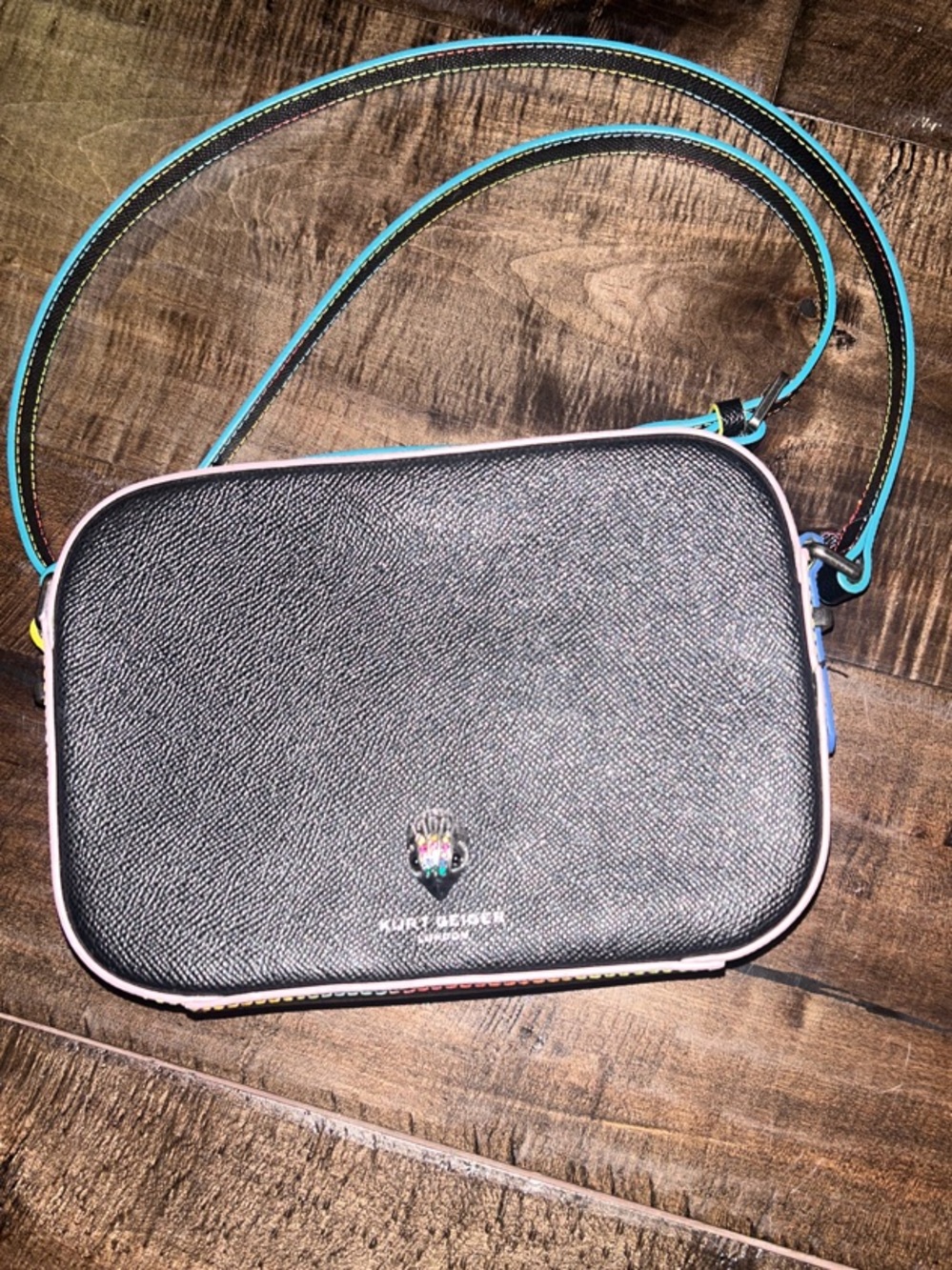 Kurt Geiger Crossbody with Multicolor Trim